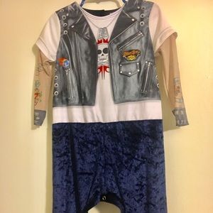 Baby biker costume jumpsuit 18-24 months